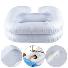 Circa Air Inflatable Hair Washing Basin For Bedridden - Wash Hair In B With Inflatable Shampoo Basin Portable Shampoo Bowl With Pillow For Extra Comfort The Perfect Inflatable Sink For Locs Detox - View #2