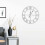 Extra Large Roman Numeral Skeleton Wall Clock - 60cm 5