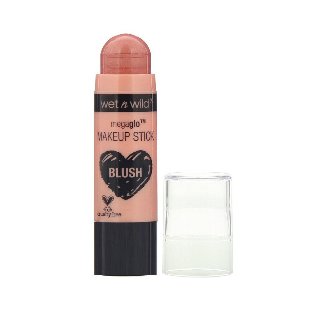 Wet n Wild, MegaGlo Makeup Stick, Blush, Peach Bums, 6g