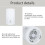 Ηλεκτρικός διαχύτης αρωμάτων πετρελαίου Essentials Aroma Humidifier Air Purifier LED 4