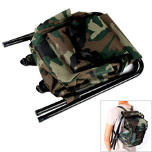 2-in-1 Fishing and Hunting Stool Backpack: Foldable Chair & Gear Bag for Camping