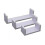 Set of 3 U Shape Floating Shelves Storage Display Shelf Home Décor 9