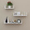 Set of 3 U Shape Floating Shelves Storage Display Shelf Home Décor 4