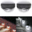 2pcs Solarbetriebene LED-Gartenzaunleuchten 6