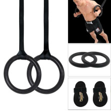 2 Adjustable Gymnastic Rings Cross fit Gym Strength Fitness Training