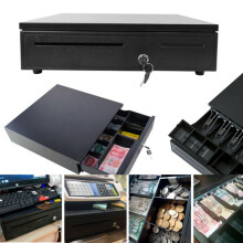 12V/24V Cash  Register 5 Bills 5 Coins Removable Tray Till Cash Box