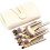 24PCS Make up Brushes Set Cosmetic Tool Kabuki Makeup+ Luxury Bag 9