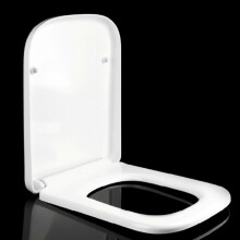 Luxury Square Toilet Seat Heavy Duty Soft Top Quick Release Hinges