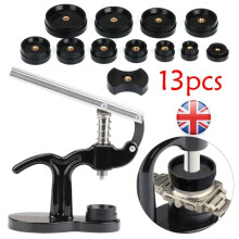13PCS Watch Back Case Press Opener Crystal Glass Closer Fitting Repair