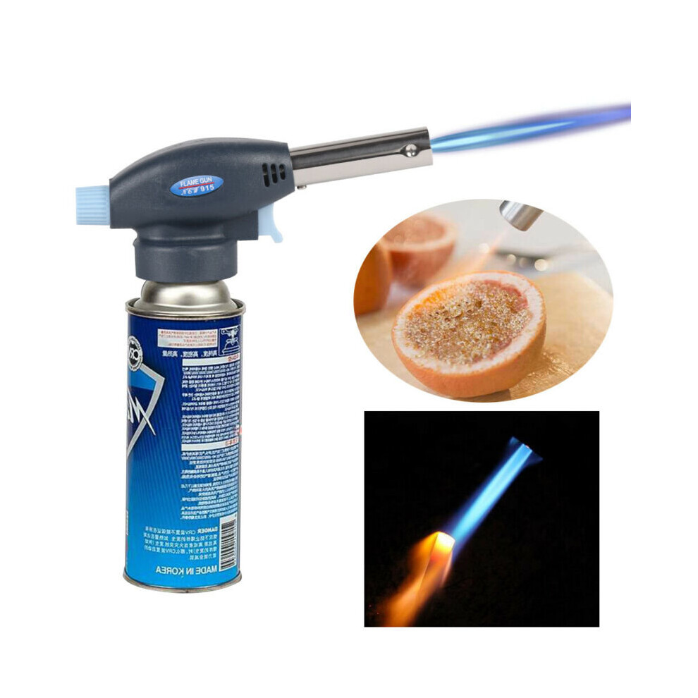 Butane Blow Torch 1350C, 360 Adjustable Flame, Auto Ignition, Windproof & Waterproof, Welding, Cooking, BBQ, Camping