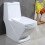 Luxury Square Toilet Seat Heavy Duty Soft Top Quick Release Hinges 10