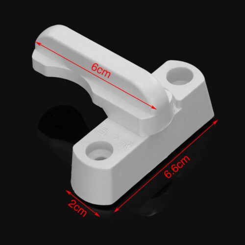 8X UPVC Window Security Locks Door Sash Jammer Safety Restrictor Latch 1