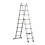 Multi-Purpose 5m Telescopic Ladder Extendable A-Frame Ladder 5