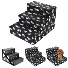 3 gradini scala portatile per cani cuccioli Cane Pet Scale morbide Rampa&amp;Lavaggio