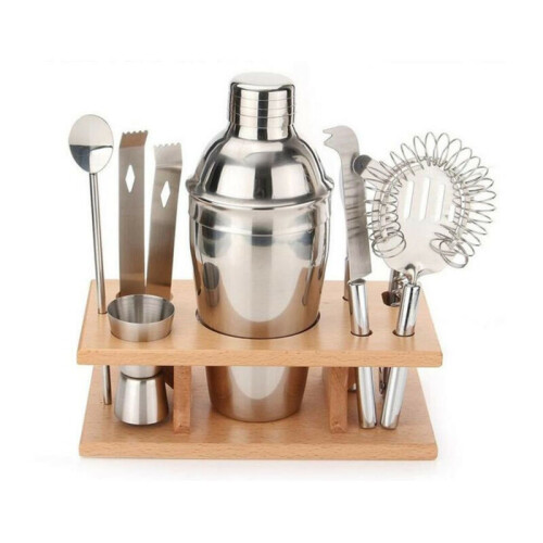 8pc Stainless Steel Cocktail Set | Cocktail Maker With Accessories