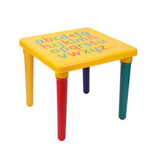 ABC Alphabet Childrens Plastic Table and Chair Set - Child Kit 2