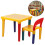 ABC Alphabet Childrens Plastic Table and Chair Set - Child Kit 1