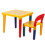 ABC Alphabet Childrens Plastic Table and Chair Set - Child Kit 5