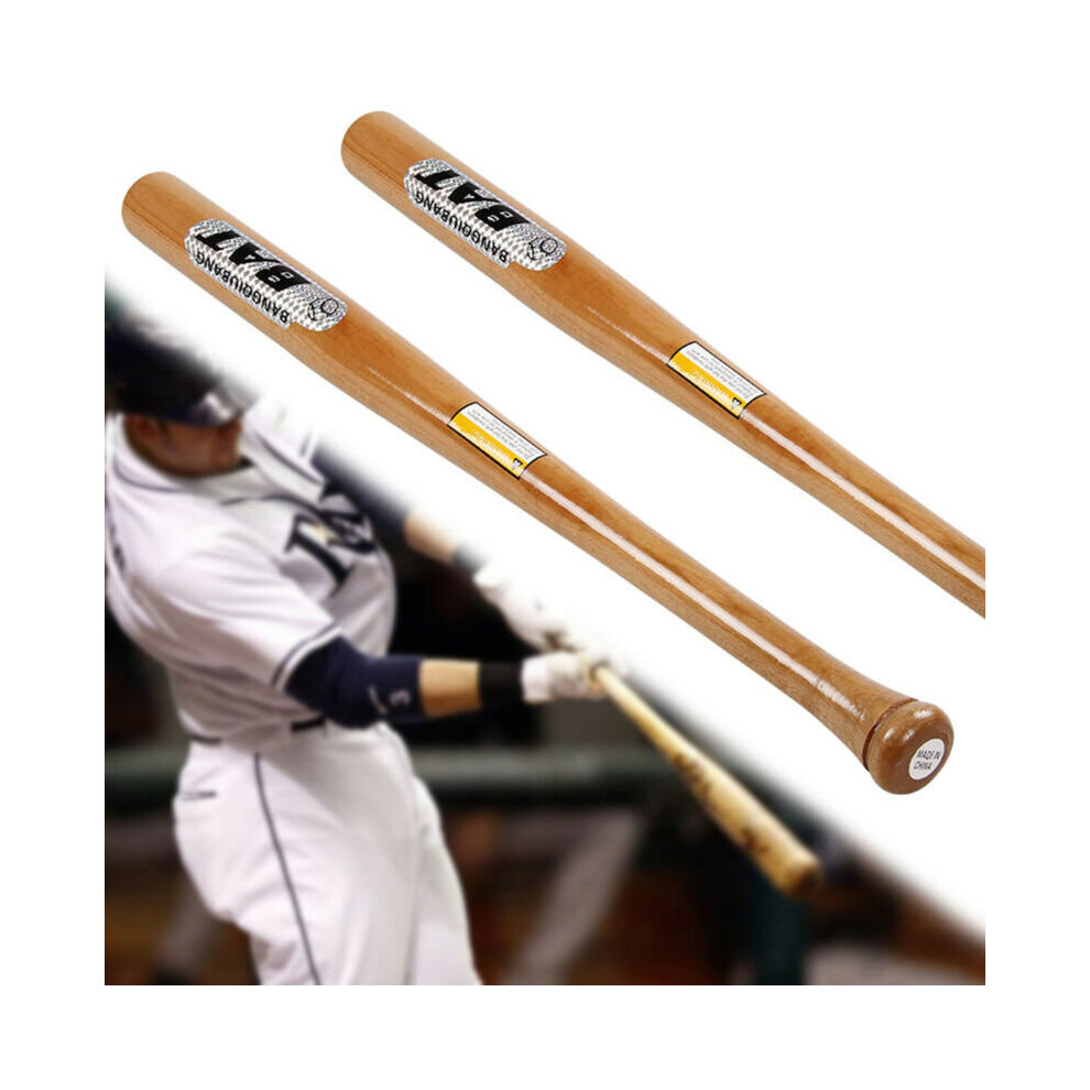 Heavy Duty Wooden Baseball with or without Softball Bat size 32"