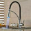 LED Kitchen Taps Pull Out Spray Basin Mixer Sink Tap Chrome Faucet 7