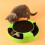 Catch The Mouse Pet Cat Motion Game With Scratch Pad Plush Moving Claw 6
