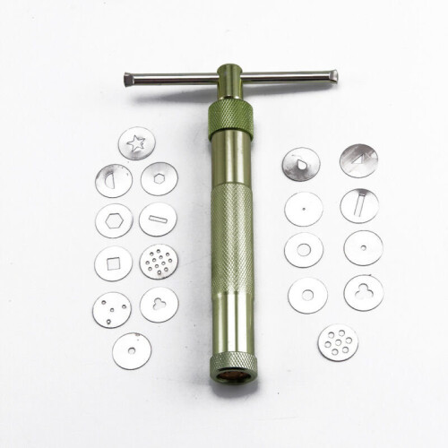 20pcsSugar Paste Clay Extruder Craft Fondant Cake Sculpture Deko Tools 1