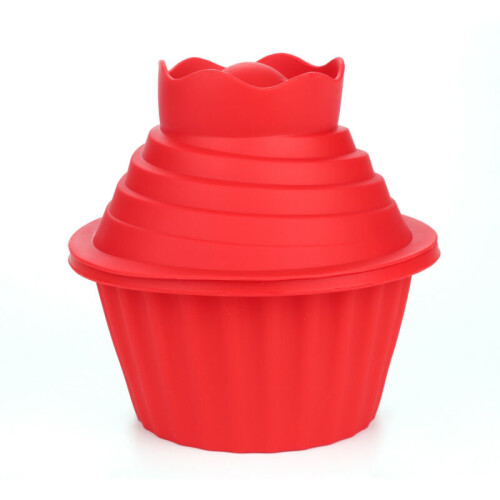 3Pc Giant Cupcake σχήμα σιλικόνης καλούπι κέικ σιλικόνης
