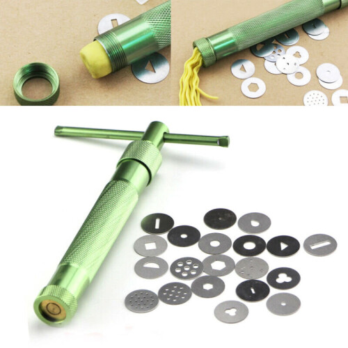 20pcsSugar Paste Clay Extruder Craft Fondant Cake Sculpture Deko Tools