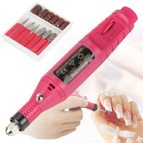 Professional Electric Manicure False Nail Art File Drill Machine Set 1