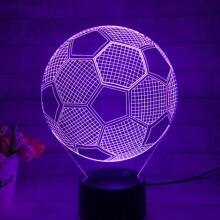 Fußball Licht 3D LED Fußball Tischlampe Licht 7 Farben Geschenke Dekor