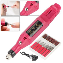 Ensemble professionnel de manucure électrique pour ongles et faux ongles — machine à percer et lime pour l'art des ongles