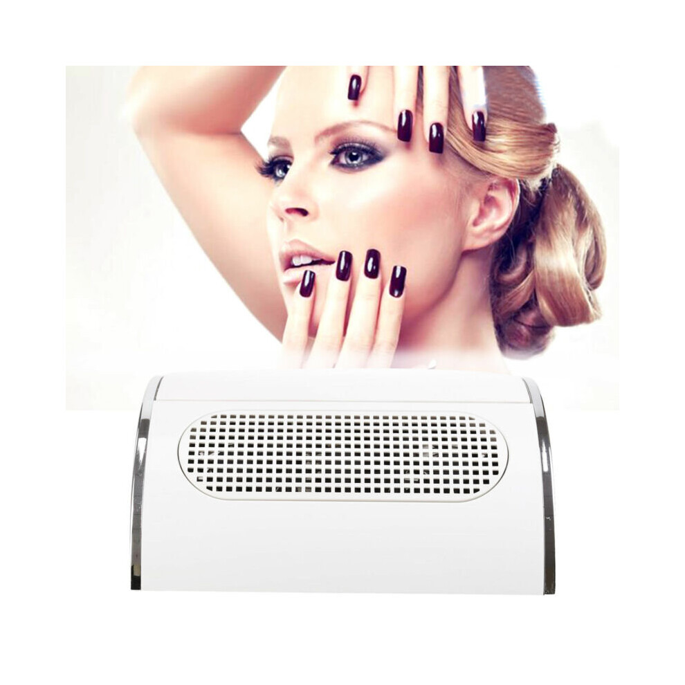 Nail Art Dust Suction Collector 3 Fans Vacuum Cleaner Manicure Suction