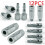 12X Air Line Hose Compressor Fitting Connectors Quick Release Set 1/4 1