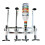 4 Bottle Stand Wall Mounted Dispenser Drinks Wine Steel Bar Optics 10