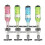 4 Bottle Stand Wall Mounted Dispenser Drinks Wine Steel Bar Optics 8