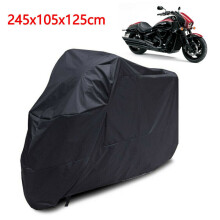 XL  Waterproof Outdoor Motorbike Bike Rain Cover XL Black Storage