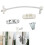 8Pc Window Door Restrictor Security Cable Key Lock Child Baby Safety 4