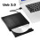 3.0 External DVD-RW Drive Slim RW CD R Burner Copier Reader Rewriter 2