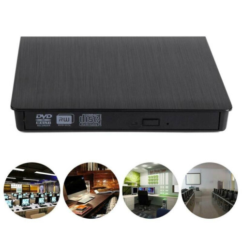 3.0 External DVD-RW Drive Slim RW CD R Burner Copier Reader Rewriter 2