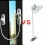 8Pc Window Door Restrictor Security Cable Key Lock Child Baby Safety 6