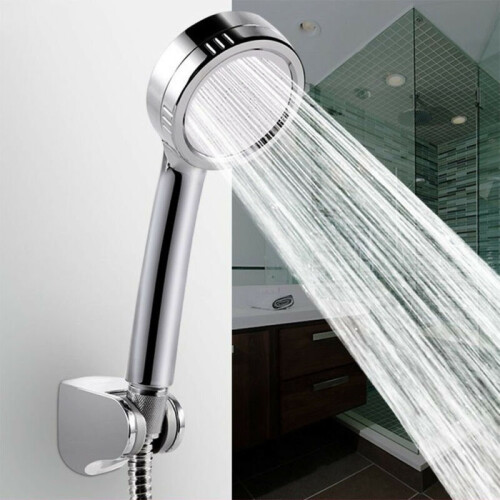 Water Shower Head Super High Pressure Boosting Bath Saving Pinhole Jet