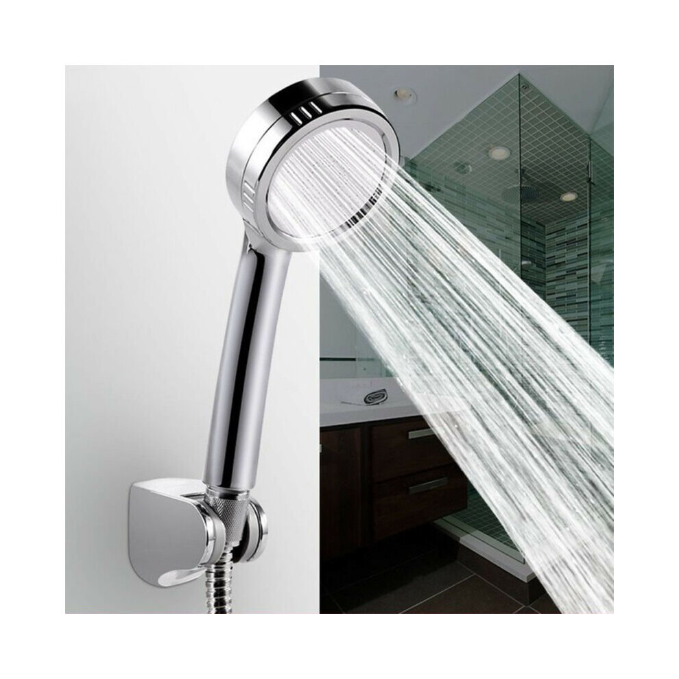 Water Shower Head Super High Pressure Boosting Bath Saving Pinhole Jet