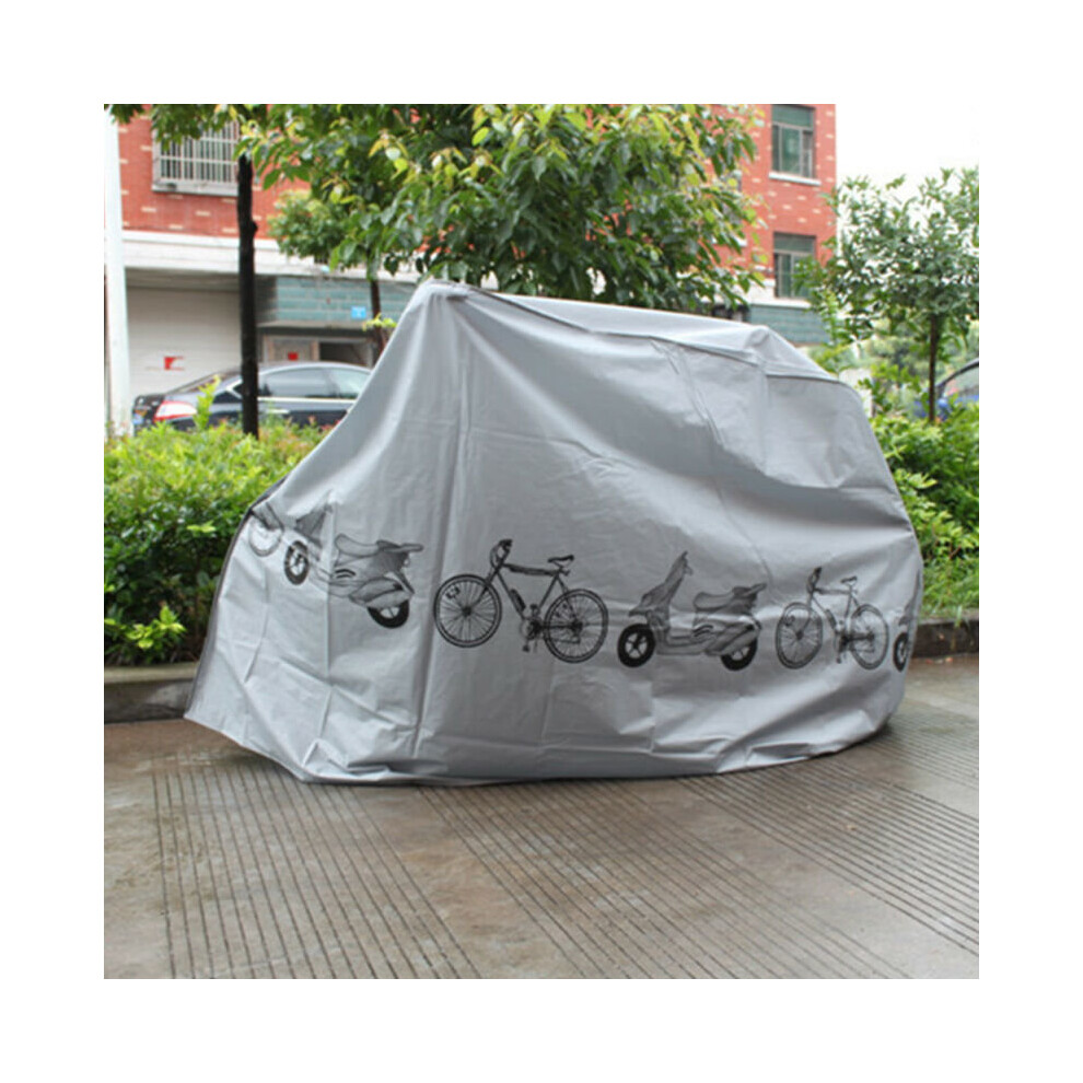 Waterproof Bicycle Cycle Bike Cover Outdoor Rain Dust Resistant Grey