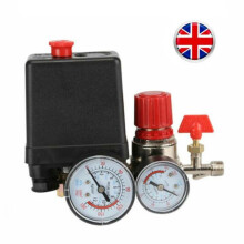 Pressostat Soupape d'air Manifold Régulateur de contrôle du compresseur Manomètres