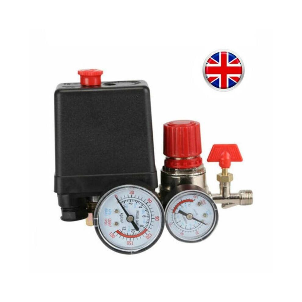 Pressure Switch Air Valve Manifold Compressor Control Regulator Gauges 613310297437