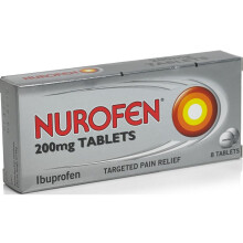 Nurofen 200 MG Ibuprofen 8 Tablets Targeted Pain Relief