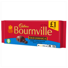 18pk Cadbury Bournville Old Jamaica Dark Chocolate - 18 x 100g Bars