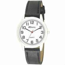 Ravel R0132.11.1 Gents Easy Read Watch with pu Croc Leather Extra Long Strap