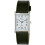 Ravel Men's Classic Rectangular Strap Watch - Black / Silver by Ravel R0120.02.1A 1