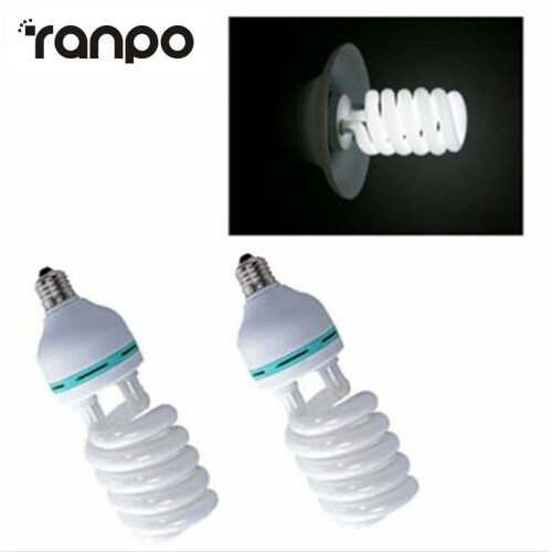 150W 5500K E27 Photography Studio Compact Fluorescent Spiral Bulb Day Light Lamp 2